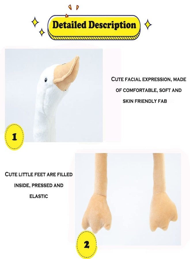 CHELEI2019 3pcs 15.7" Swan Stuffed Animal,Goose Plush White Stuffed Animal Toy Gifts for Kids - Image 3